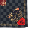Japan Sanrio × Anna Sui Bento Lunch Cloth - My Melody 50th & Kuromi 20th Anniversary Diner Check - 3