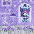 Japan Sanrio × Anna Sui Mini Towel Jacquard Handkerchief - My Melody 50th & Kuromi 20th Anniversary Purple - 3