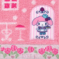 Japan Sanrio × Anna Sui Mini Towel Jacquard Handkerchief - My Melody 50th & Kuromi 20th Anniversary Pink - 3