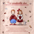 Japan Sanrio Original Tote Bag - The Vaudeville Duo : Couple Lookbook Light Brown - 4
