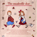 Japan Sanrio Original Tote Bag - The Vaudeville Duo : Couple Lookbook Light Brown - 5
