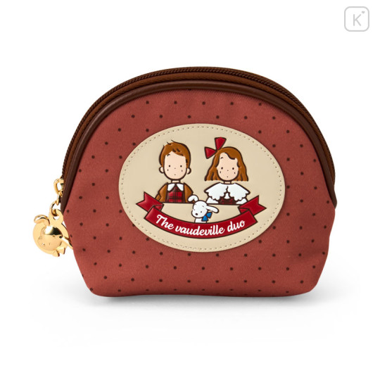 Japan Sanrio Original Round Cosmetic Pouch - The Vaudeville Duo : Couple Lookbook - 1