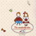 Japan Sanrio Original Handkerchief - The Vaudeville Duo : Couple Lookbook - 2