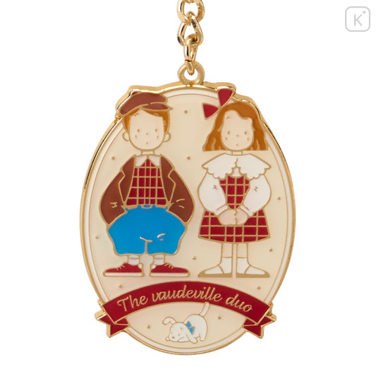 Japan Sanrio Original Metal Charm Keychain - The Vaudeville Duo : Couple Lookbook - 2