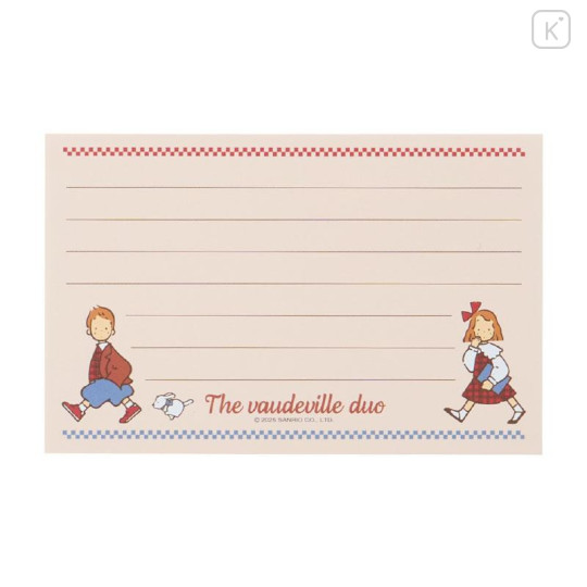 Japan Sanrio Original Letter Set with Case - The Vaudeville Duo : Couple Lookbook - 5