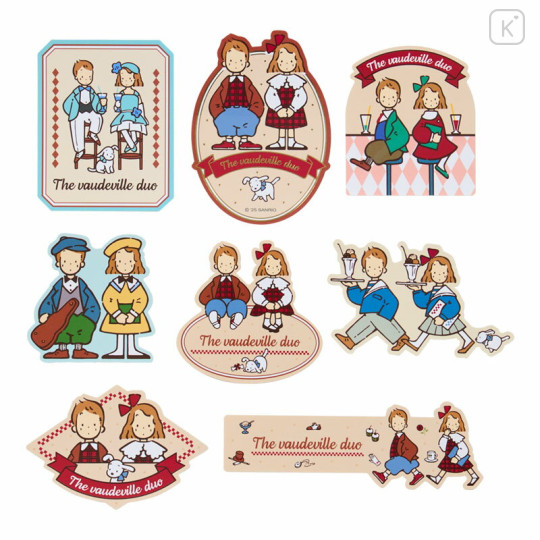 Japan Sanrio Original Sticker Set - The Vaudeville Duo : Couple Lookbook - 2