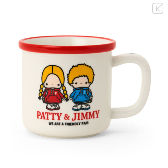 Japan Sanrio Original Porcelain Mug - Patty & Jimmy : Couple Lookbook - 1