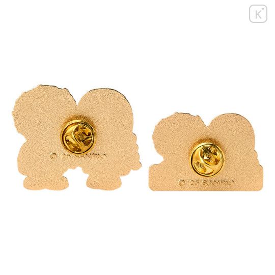 Japan Sanrio Original Tiny Pin Badge - Patty & Jimmy : Couple Lookbook - 2