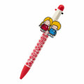 Japan Sanrio Original Mascot 3 Color Multi Ballpoint Pen - Patty & Jimmy : Couple Lookbook Red Check - 1