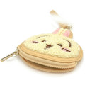 Japan Chiikawa Mini Face Pouch With Bag Charm - Usagi (Chiikawa) : Happy - 3