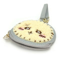 Japan Chiikawa Mini Face Pouch With Bag Charm - Rakko : Happy - 3