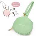 Japan Chiikawa Mini Face Pouch With Bag Charm - Kuri Manju : Happy - 2