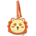 Japan Chiikawa Mini Face Pouch With Bag Charm - Shisa : Happy - 1