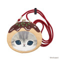 Japan Mofusand Mascot Clasp Pouch Coin Purse - Takoyaki Cat - 1