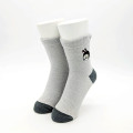 Japan Mofusand Fluffy Low Crew Socks - Rabbit Cat Embroidery Grey - 2