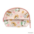 Japan Mofusand Pouch & Tissue Case - Chirimen Japanese Sweets Cat Pink - 3