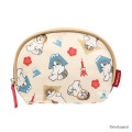 Japan Mofusand Pouch & Tissue Case - Chirimen Mt. Fuji Cat - 1