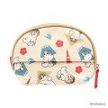 Japan Mofusand Pouch & Tissue Case - Chirimen Mt. Fuji Cat - 3