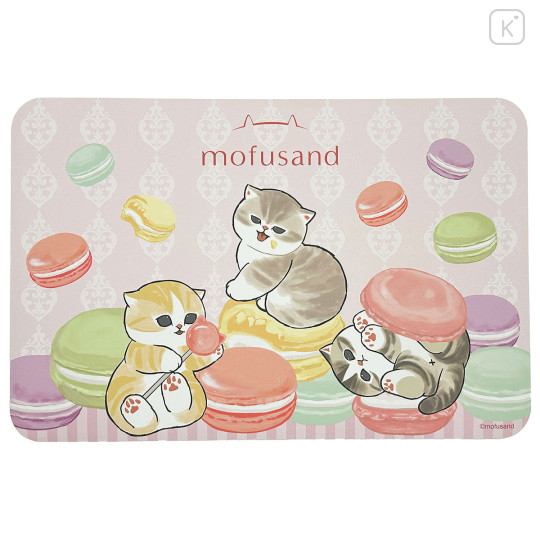 Japan Mofusand Water Absorption Quick Dry Bath Floor Mat - Macaron Cat - 1