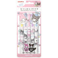Japan Sanrio Mildliner Double-Sided Highlighter Set - KMy Melody 50th & Kuromi 20th Anniversary - 1