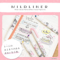 Japan Sanrio Mildliner Double-Sided Highlighter Set - KMy Melody 50th & Kuromi 20th Anniversary - 6