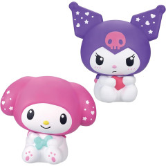 Japan Sanrio Sofmallow Squishy Toy Set - My Melody 50th & Kuromi 20th Anniversary