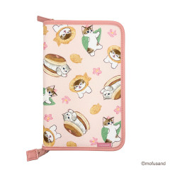 Japan Mofusand Passport Holder Multi Accessory Case - Chirimen Japanese Sweets