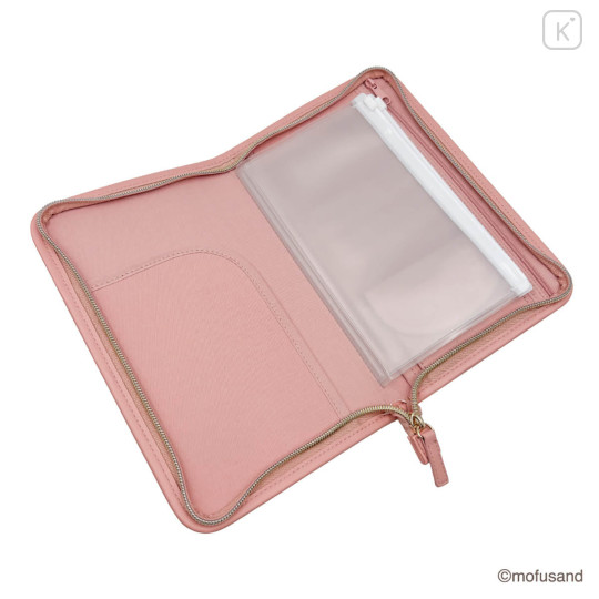 Japan Mofusand Passport Holder Multi Accessory Case - Chirimen Japanese Sweets - 4