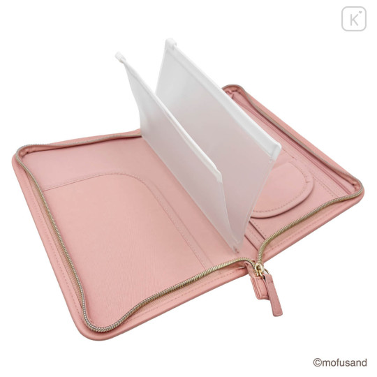 Japan Mofusand Passport Holder Multi Accessory Case - Chirimen Japanese Sweets - 5