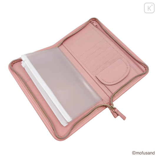 Japan Mofusand Passport Holder Multi Accessory Case - Chirimen Japanese Sweets - 6