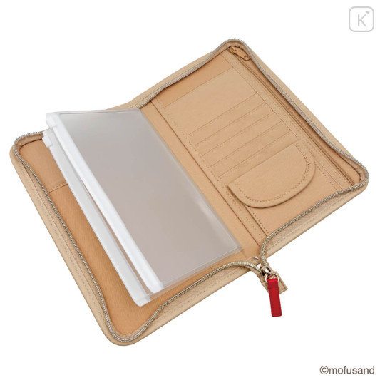 Japan Mofusand Passport Holder Multi Accessory Case - Chirimen Mt. Fuji - 6