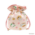 Japan Mofusand Drawstring Bag - Chirimen Japanese Sweets - 1