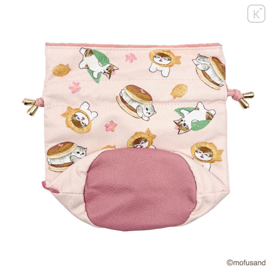 Japan Mofusand Drawstring Bag - Chirimen Japanese Sweets - 4
