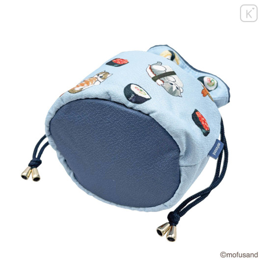 Japan Mofusand Drawstring Bag - Chirimen Sushi - 5