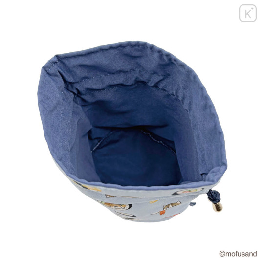Japan Mofusand Drawstring Bag - Chirimen Sushi - 6