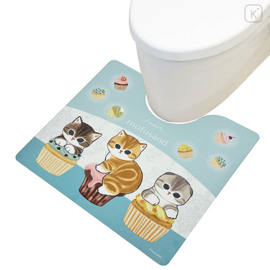 Japan Mofusand PVC Toilet Mat - Cupcake Cat - 3