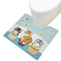 Japan Mofusand PVC Toilet Mat - Cupcake Cat - 3