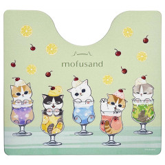 Japan Mofusand PVC Toilet Mat - Cream Soda Cat