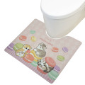 Japan Mofusand PVC Toilet Mat - Macaron Cat - 3