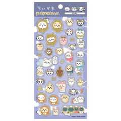 Japan Chiikawa Gold Foil Clear Seal Sticker - Chiikawa : Cosplay