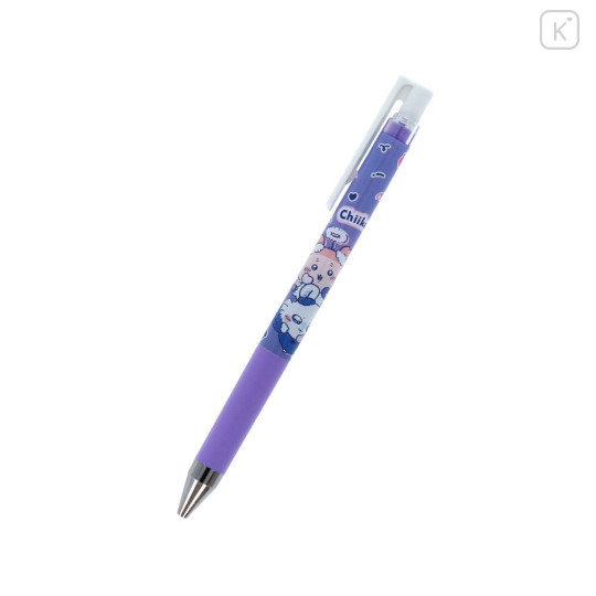 Japan Chiikawa Juice Up Gel Pen - Furuhonya Kani-chan & Momonga : Happy Purple - 1