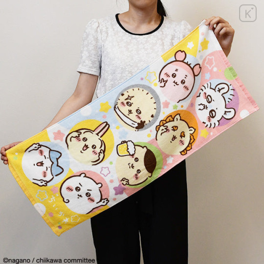 Japan Chiikawa Face Towel - Chiikawa : Crazy Star - 2