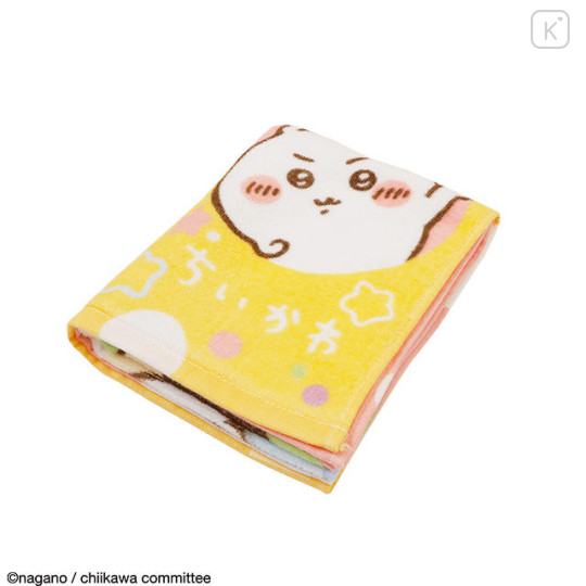 Japan Chiikawa Face Towel - Chiikawa : Crazy Star - 5