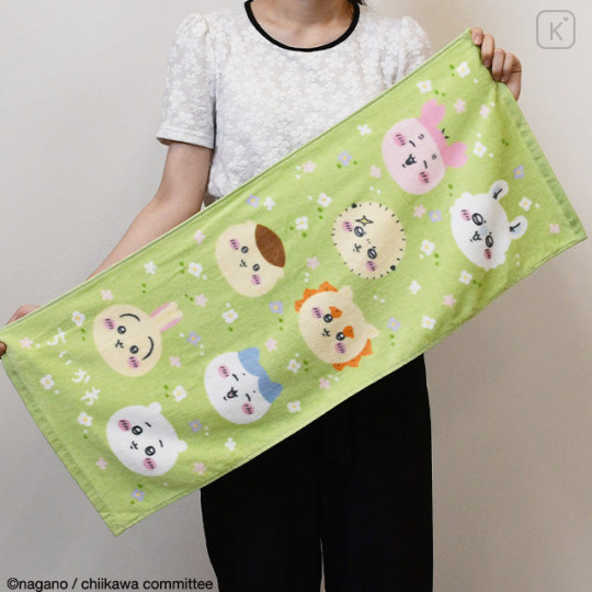 Japan Chiikawa Face Towel - Chiikawa : Flower Field - 2