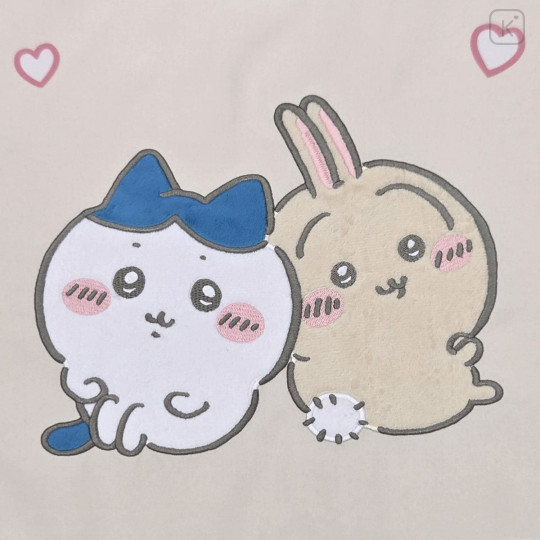 Japan Chiikawa Apron - Hachiware & Usagi : Heart Check - 3