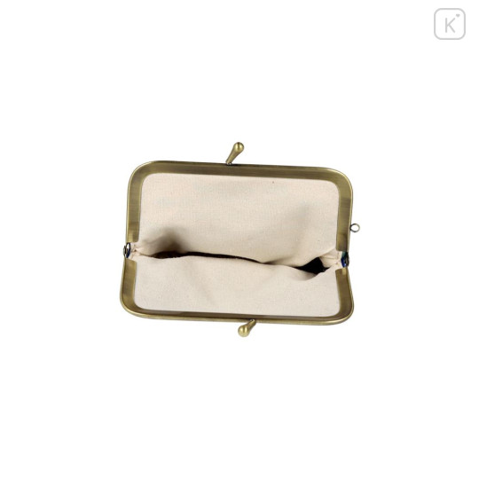 Japan Peanuts Mini Gamaguchi Clasp Pouch - Snoopy & Woodstock : Joe Cool - 3