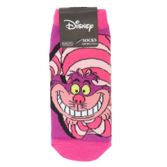 Japan Disney Socks - Cheshire Cat : Happy Pink