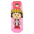 Japan Chibi Maruko Chan Socks - Momoko Sakura : Ready To School Pink - 1