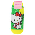 Japan Sanrio Socks - Hello Kitty : Balloons Yellow Green - 1