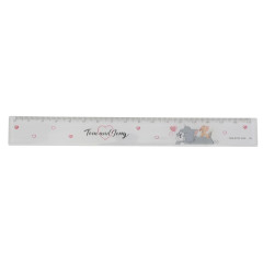 Japan Tom and Jerry Slim Ruler 17cm - Heart White